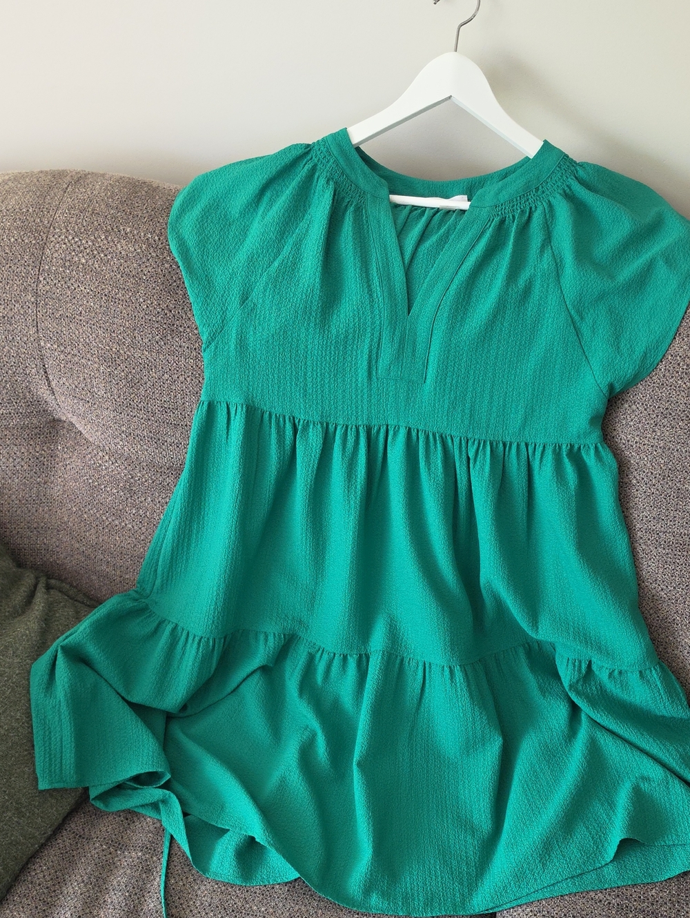 Calvin Klein Womens' Green Short-Sleeve Dress